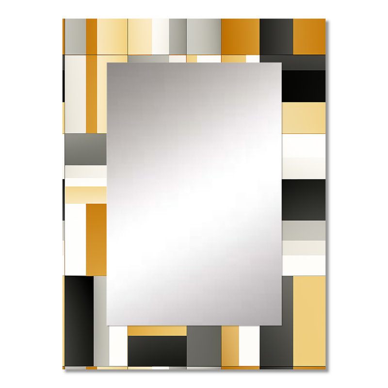 Heinrick - Modern Rectangular Wall Mirror, 32 po x 24 po