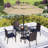 4 - Person Patio Dining Set with Square Table , Cushions Included