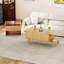 Table basse extensible avec table d'appoint