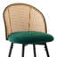 361° Swivel Upholstered Rattan Counter Height Bar Stool-1521301506-1507232249-1493172909