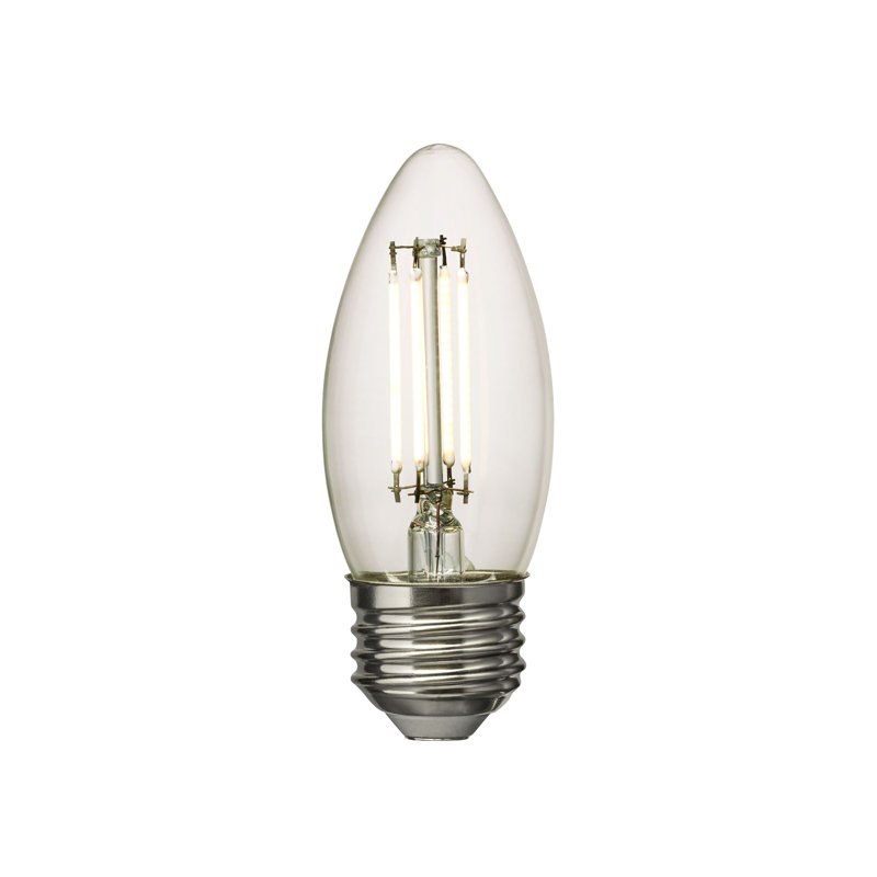 Ampoule de style Edison à DEL de 5 W à culot moyen avec ampoule E-26 de 5 W à culot moyen en forme de torpille à DEL de Visual Comfort & Co.