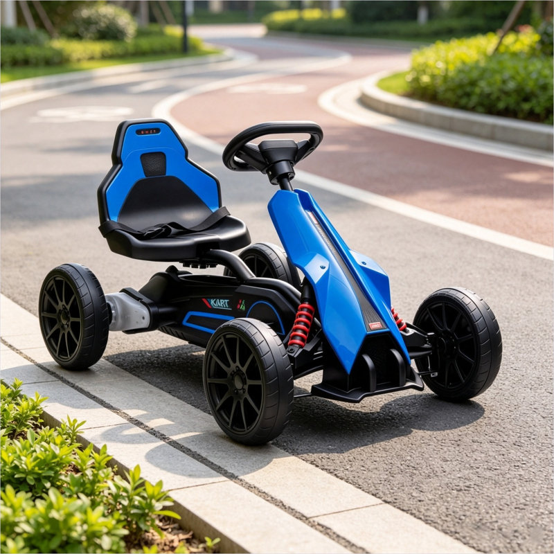 Poussette réglable pour enfants avec espace de jeu réglable bleu et noir 39,4 x 22,8 x 23 po