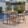 Kemeshia Metal Bar Set with Stools