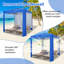 Beach 4 Person Tent with Folding Table