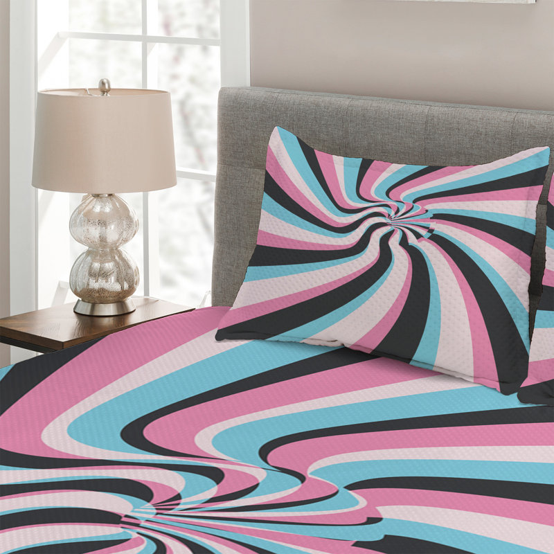 Modern & Contemporary Polyester Coverlet, King Bedspread + 2 Shams