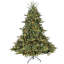 Arbre de Noël articulé en forme de PE / PVC pleine forme avec lumières UL et base en métal stable-1510139468