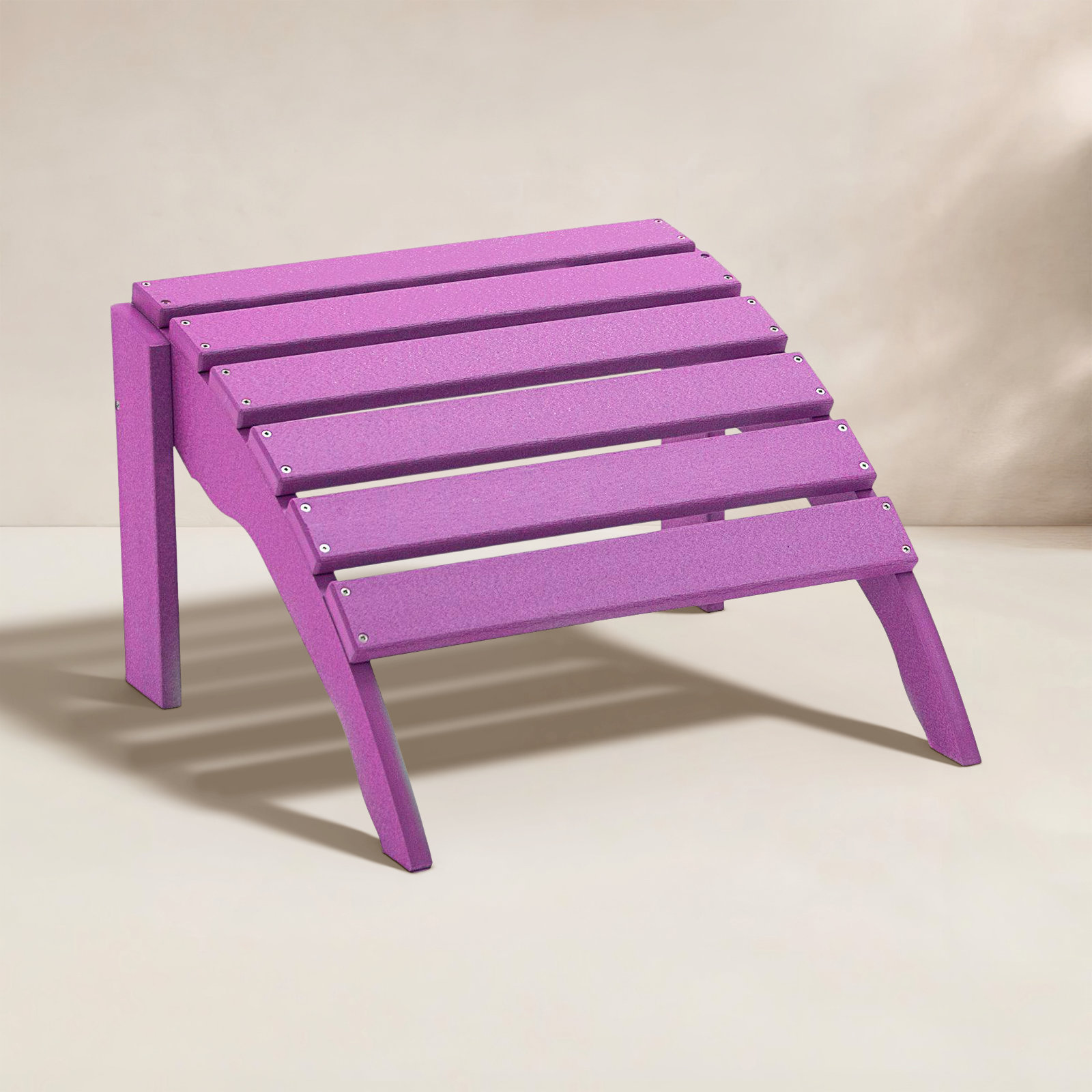 Leighton Outdoor Ottoman, Lilac