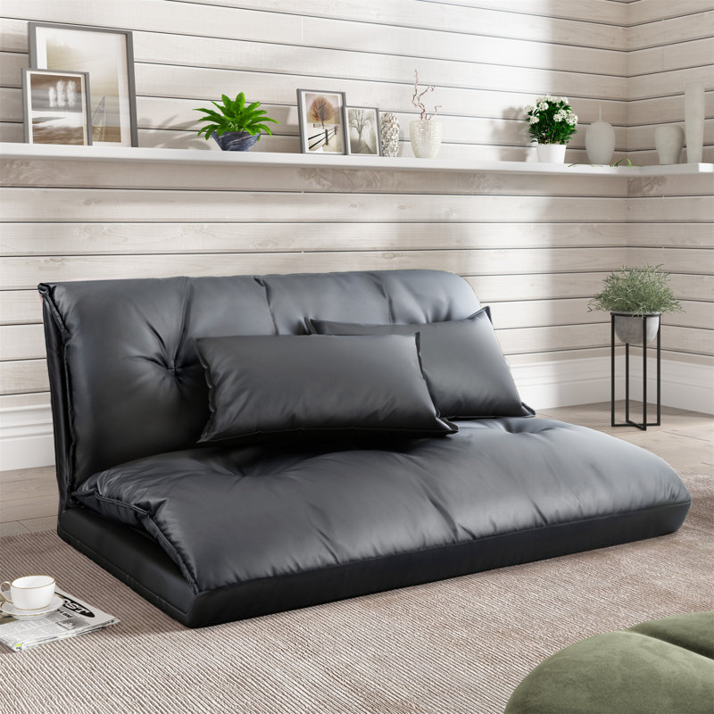 Yahir Faux Leather Accent Chair
