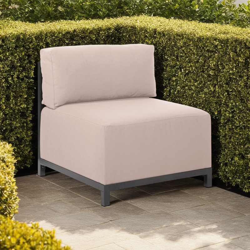Fauteuil de chambre Woodsen, Sable paysage marin, Titane