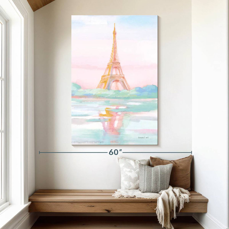 Aime Pastel Paris V, 51" H x 34" W