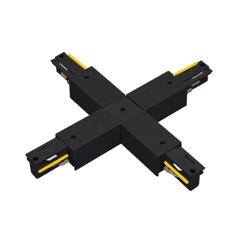 X Track Connector, Black