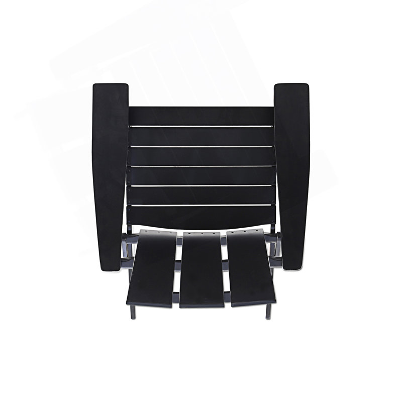 Chaise Adirondack pliable, Noir