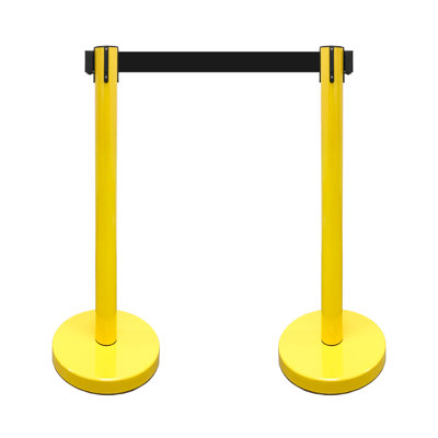 Barrière de sécurité pour ranchers de sécurité 36 po (2 poteaux avec ceinture noire de 36 po)
