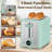 Toaster 2 Slice, Bread Toaster with LCD Display, 7 Shade Settings, 1.４'' Wide Slots 900W-104322302