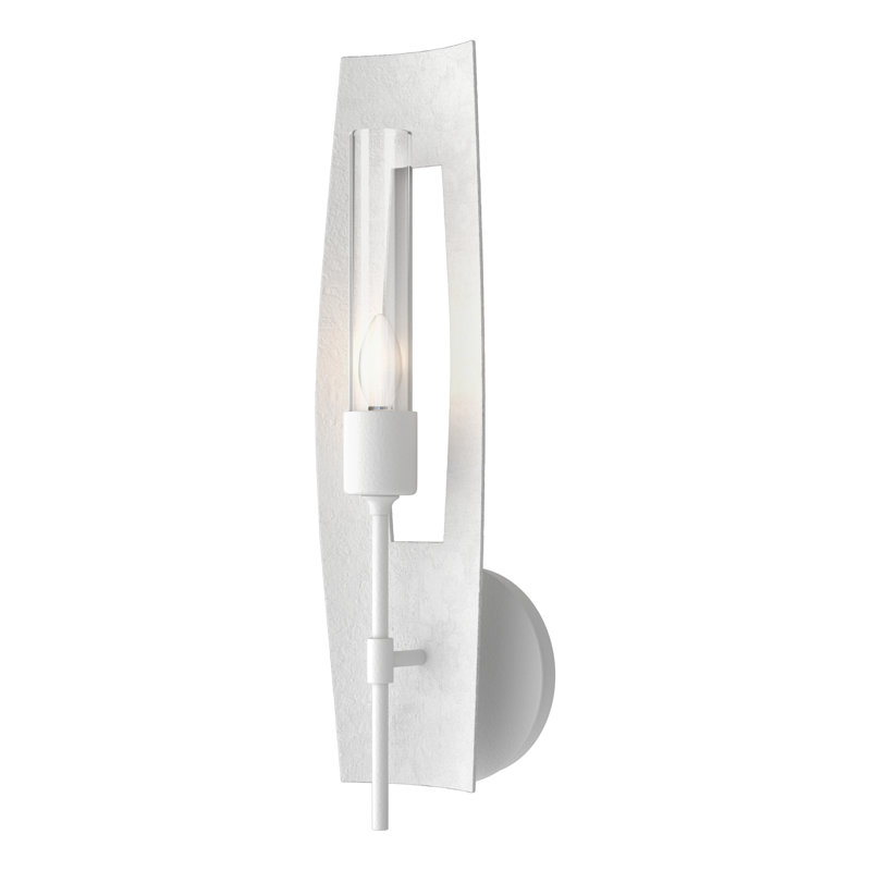 Applique murale en acier Passage, Transparent, Blanc