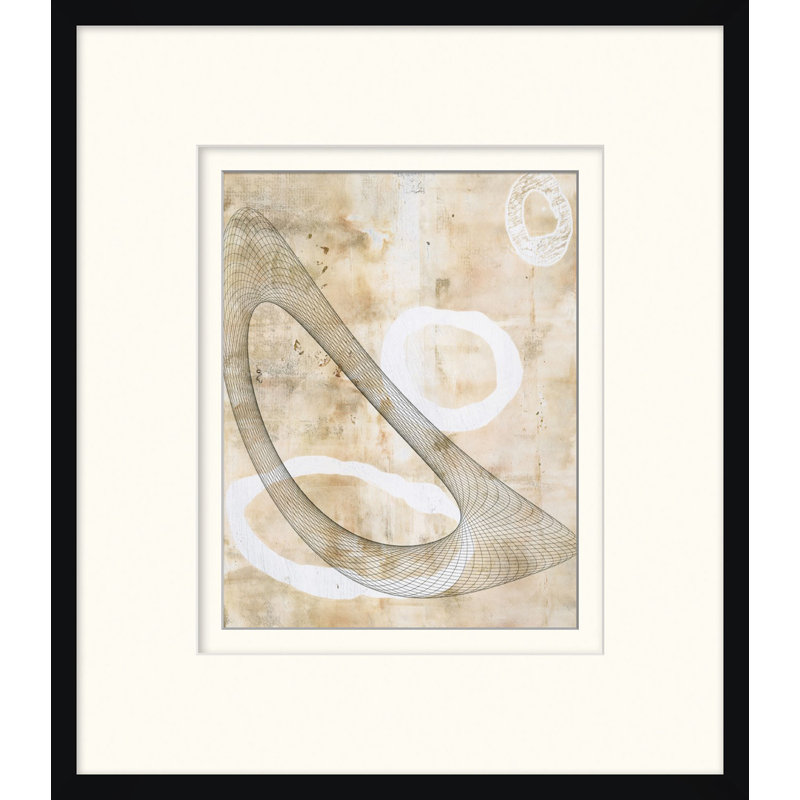 Monoprint 3 - Peinture encadrée sur papier