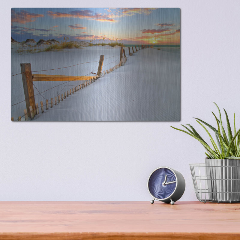 «White Sand Beach Sunset» par Ezra Tanner, H 12 po x l 16 po