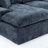 Cloud Sectional Sofa 107.9" Upholstered Boneless Sofa Couch with Double-layer Cushion and Side Pockets, Free-combined Sectional Sofa Full-compressed Sofa for Living Room-1747197016