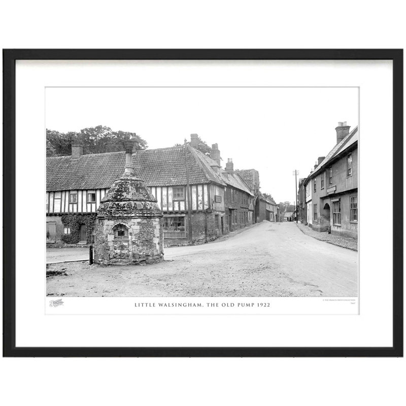 Little Walsingham, The Old Pump 1922 by Francis Frith - Single Picture Frame Print, 45cm H x 60cm W x 2.3cm D