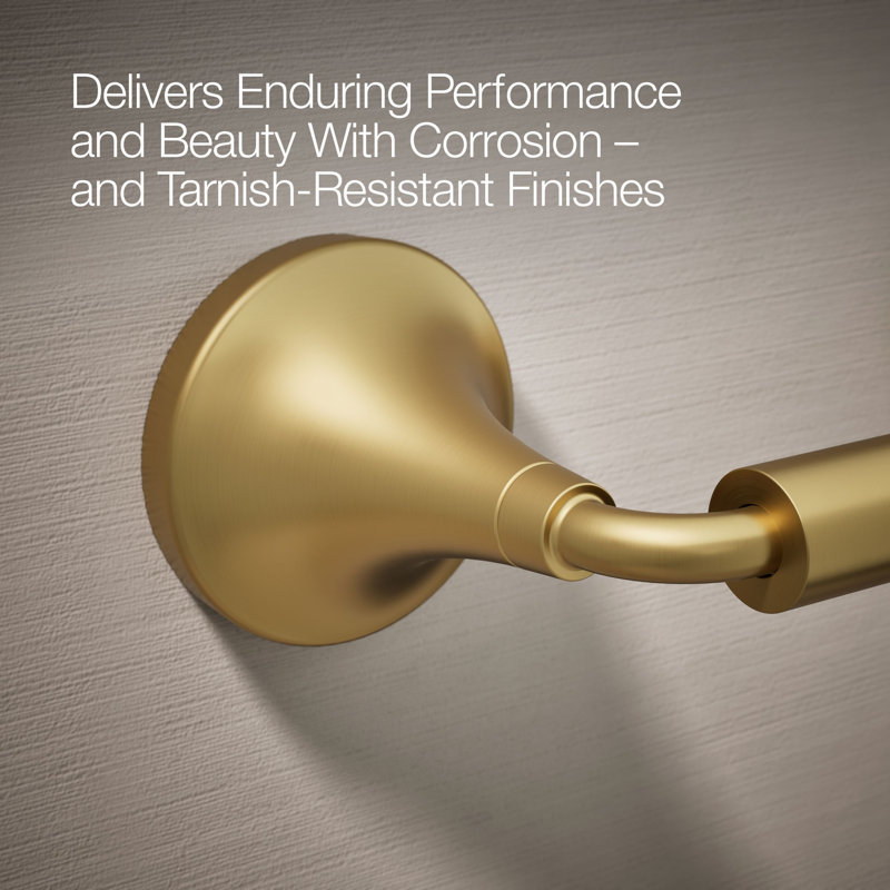 Tone Pivoting Toilet Paper Holder, Gold