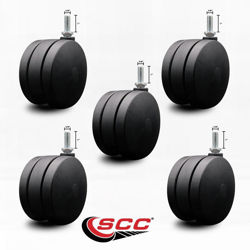 Ensemble de 5 roulettes pour roulettes 4 pouces