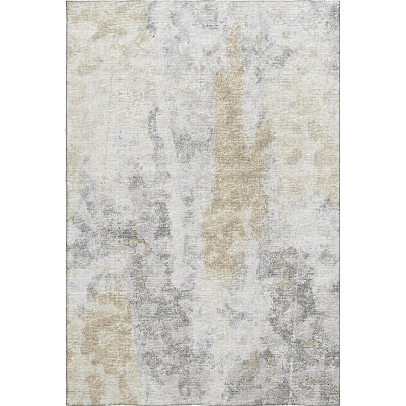 Premium Machine Washable Driessen AMF68 Moody Rug, Rectangle 5' x 7'6"