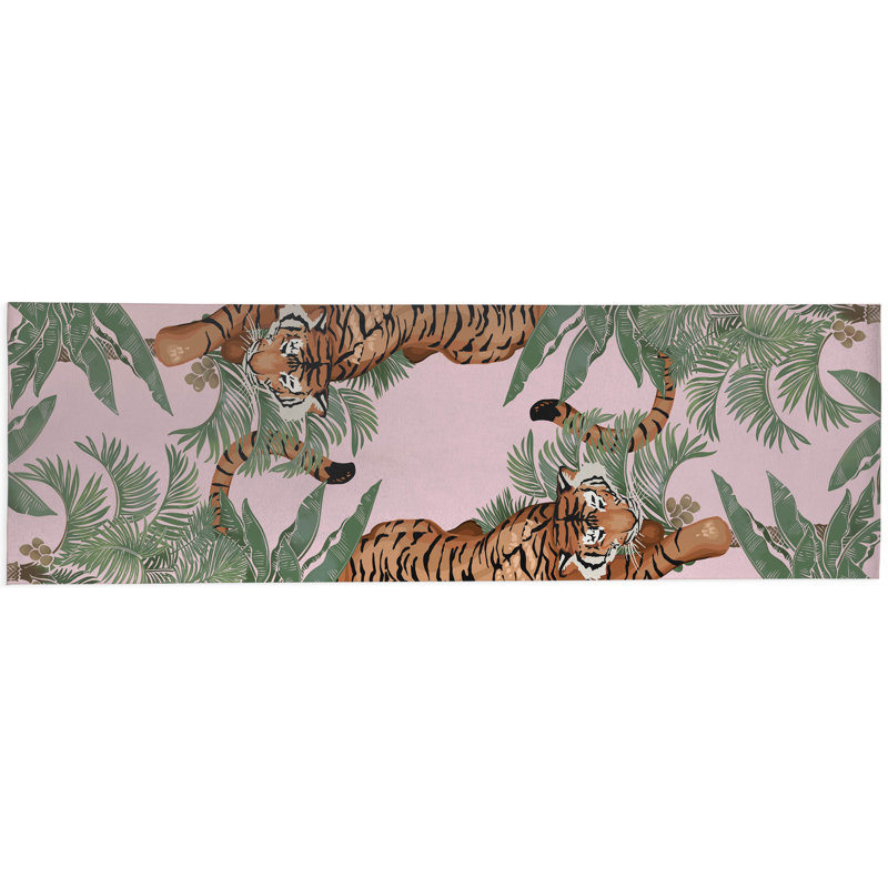 Tapis extérieur Rumble In the Jungle, Tapis de couloir 2 pi 6 po x 8 pi