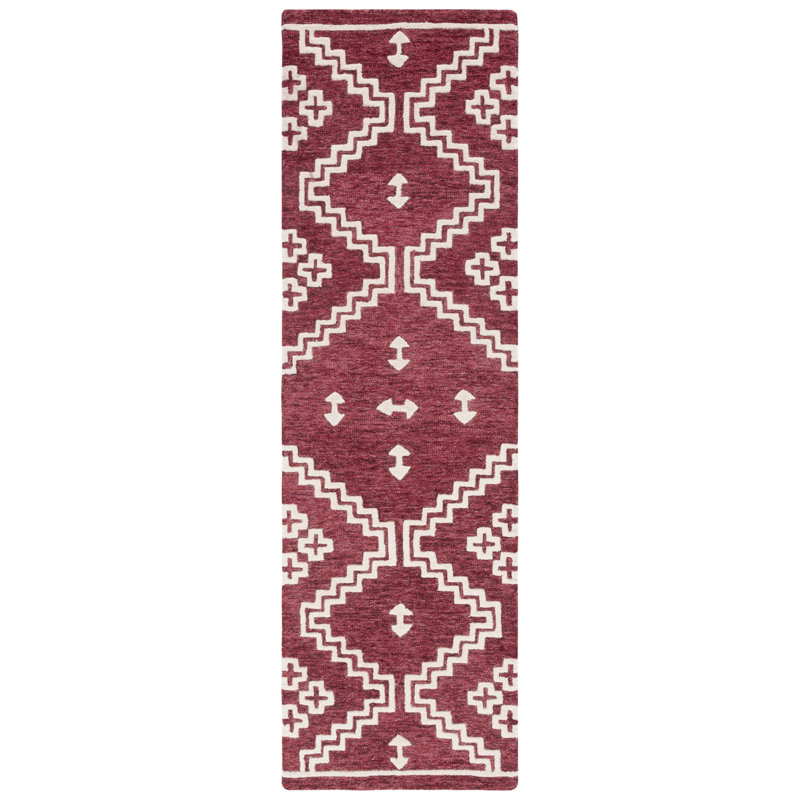Abbie-Rose Hand Tufted Wool Southwestern Rug, Runner 2'3" x 8'