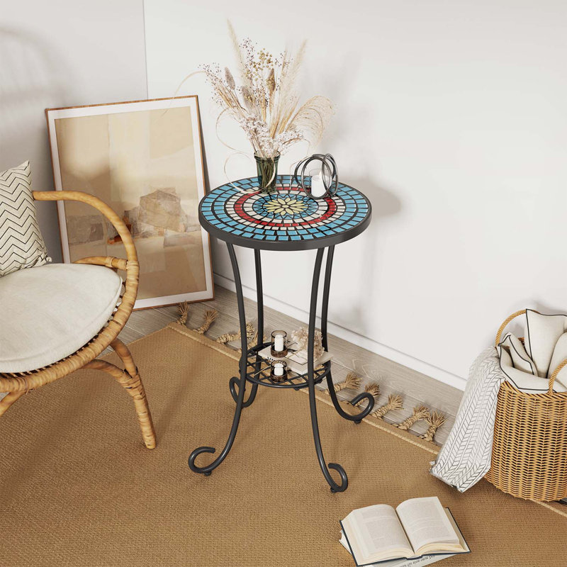 Versatile Patio Side Table with Stylish Appeal and Practical Functionality