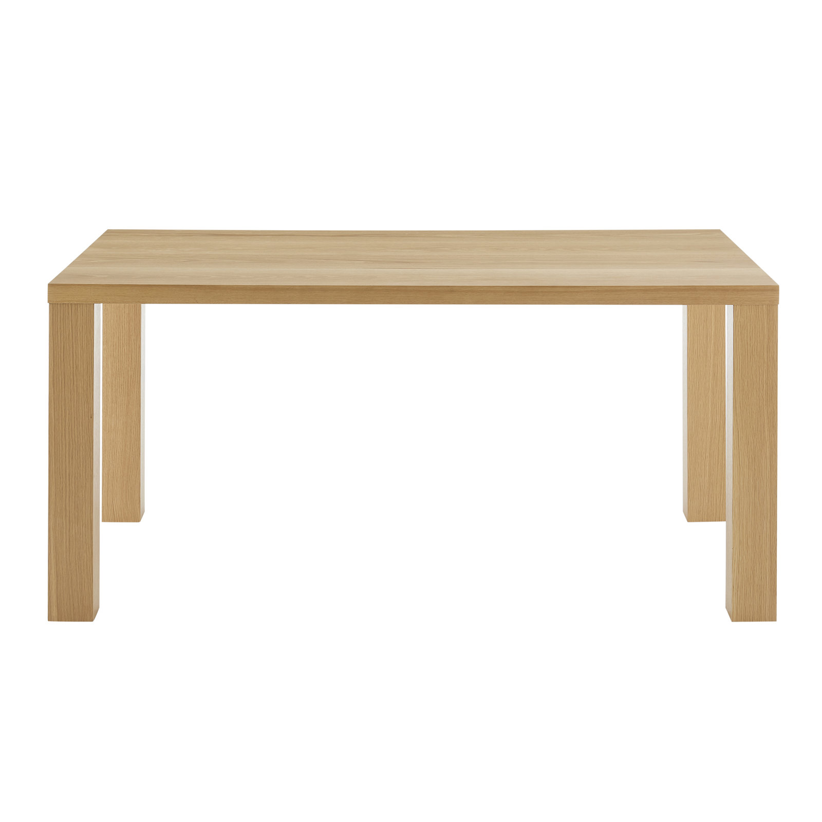 Carson 63" Dining Table, Oak, 30" H x 63" L x 35.5" W