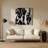 Abstract Figurative 59 Black Metal Wall Art-725960037