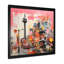 «Pink Vibrant Berlin Cityscape I», art mural Berlin-1590514731-1590514729