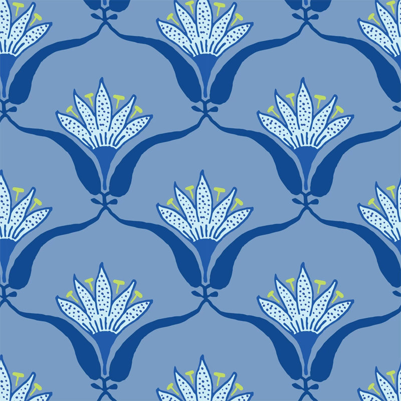 Shanghai Wallflower 10' L x 24" W Wallpaper Roll, Pink Petal, Peel & Stick