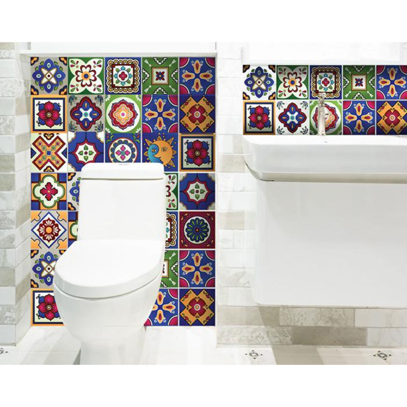 Adhésif décoratif à carreaux décoratifs, 6 po x 6 po