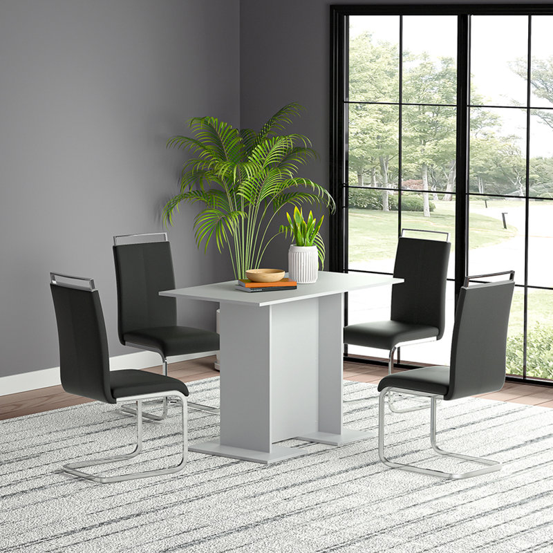 Lisco Upholstered Dining Chair, Black