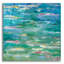  «Homage To Monet» par Meredith Howse, art mural en verre acrylique, 24 po x 24 po