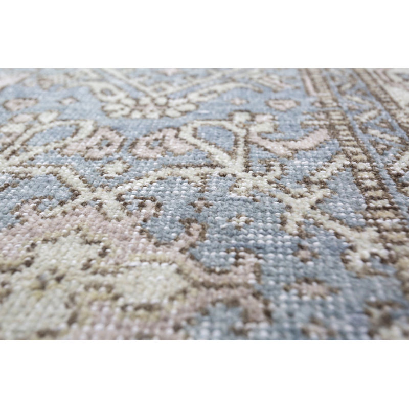 Vintage One-of-a-Kind Rectangle 9'2" X 12' Hand Knotted Area Rug