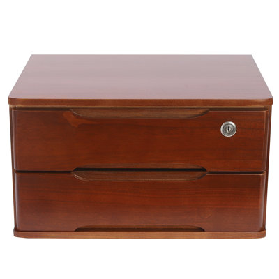 Keedie Solid Wood Desk Organizer
