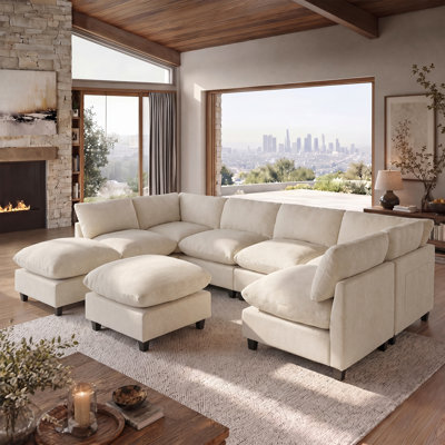 Bonie 8-Seater Oversized Modular Sectional Sofa