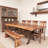 90" Live Edge Walnut Dining Table