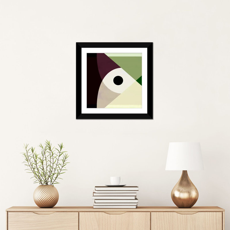 Albree Modern Acrobate II, impression sur toile, Papier avec cadre noir, Blanc, H 16 po x l 16 po x P 1 po