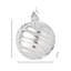 Ornement boule en verre 90mm