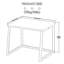 Support d'imprimante à 2 niveaux avec rangement pour bureau, tablette de bureau pour bureau, cuisine, salon, accessoires de bureau personnel, noir