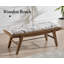Chenille Upholstered Bench-1071219626