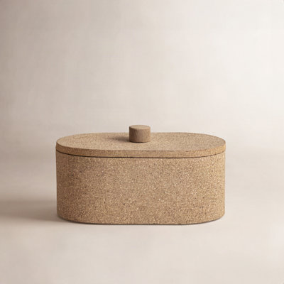 Small Oval Cork Box