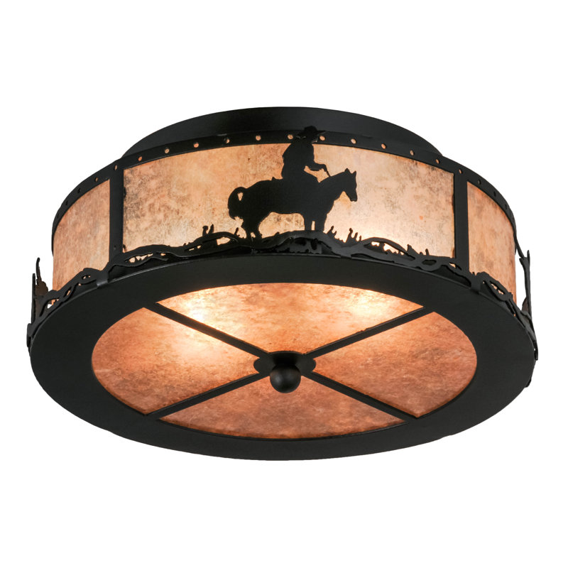 2 - Light Semi Flush Mount
