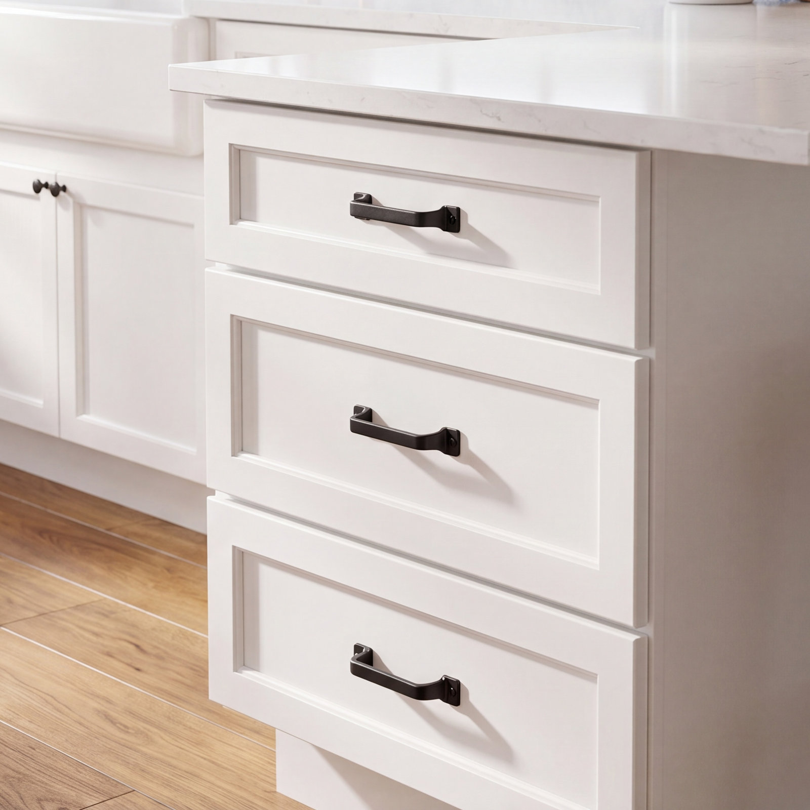 Channing 3" Bar Cabinet Pull, Flat Black