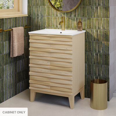 Cascade 24'' Bathroom Vanity In White - Cabinet