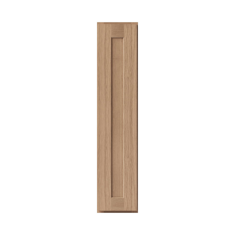 Armoire de cuisine en bois massif prête à assembler, H 42 po x l 9 po x P 12 po, Chêne Redondo
