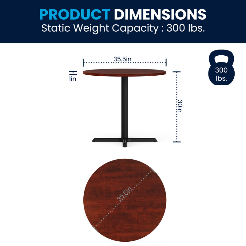 Chapman Wooden Conference Table by Flash Furniture, Cherry
